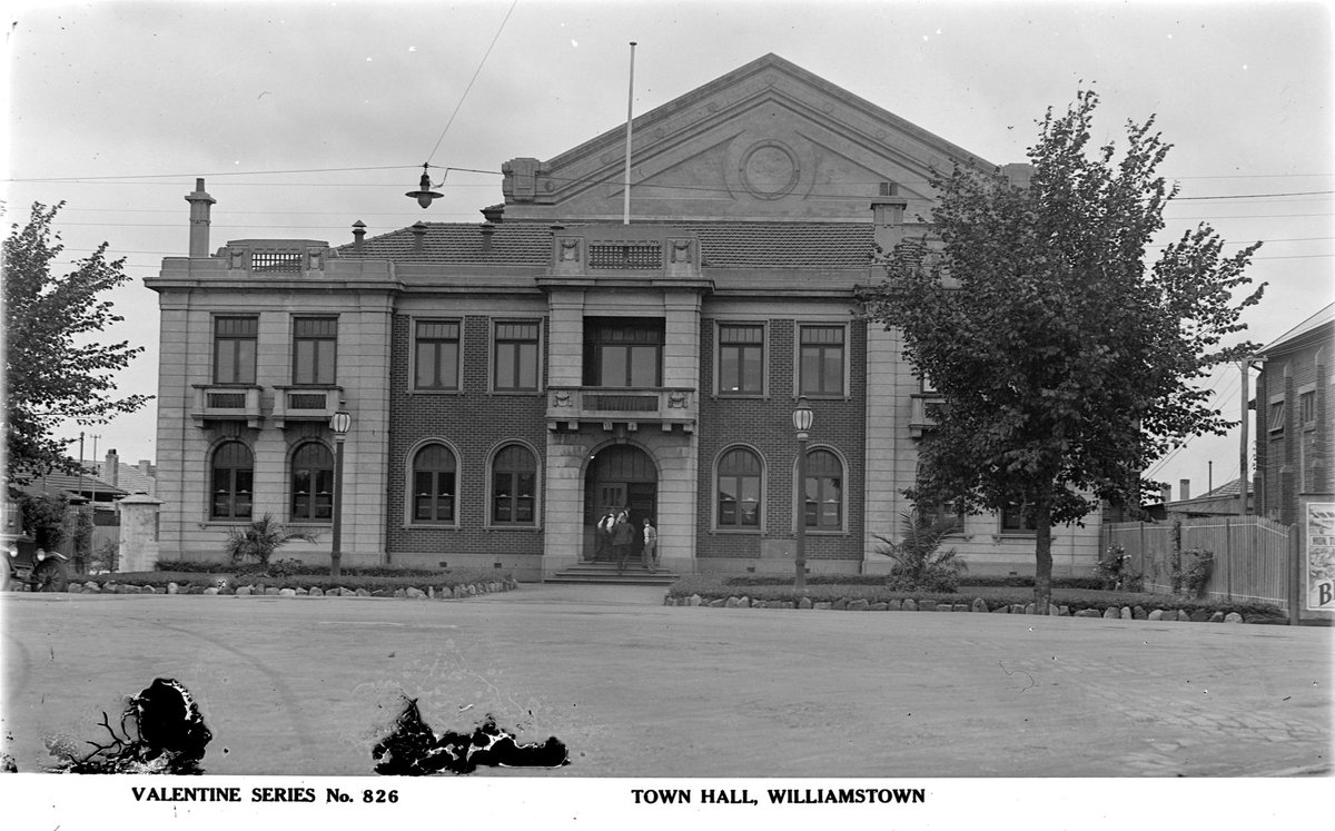 Town Hall, Williamstown (1920–54)