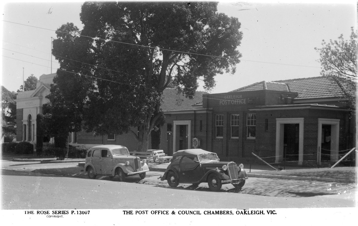 THE POST OFFICE & COUNCIL CHAMBERS, OAKLEIGH, VIC (1920–54)