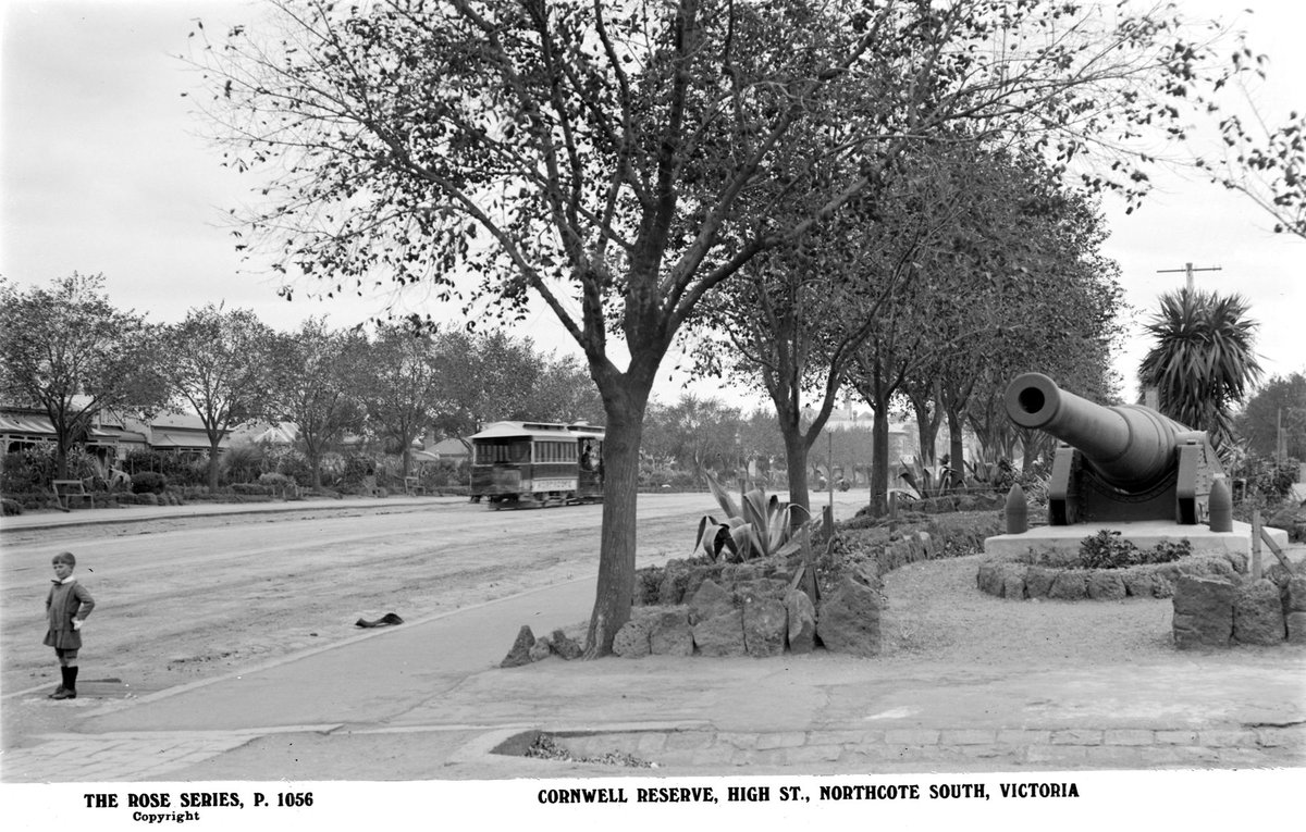 Cornwell Reserve, High St., Northcote South, Victoria (1920–54)