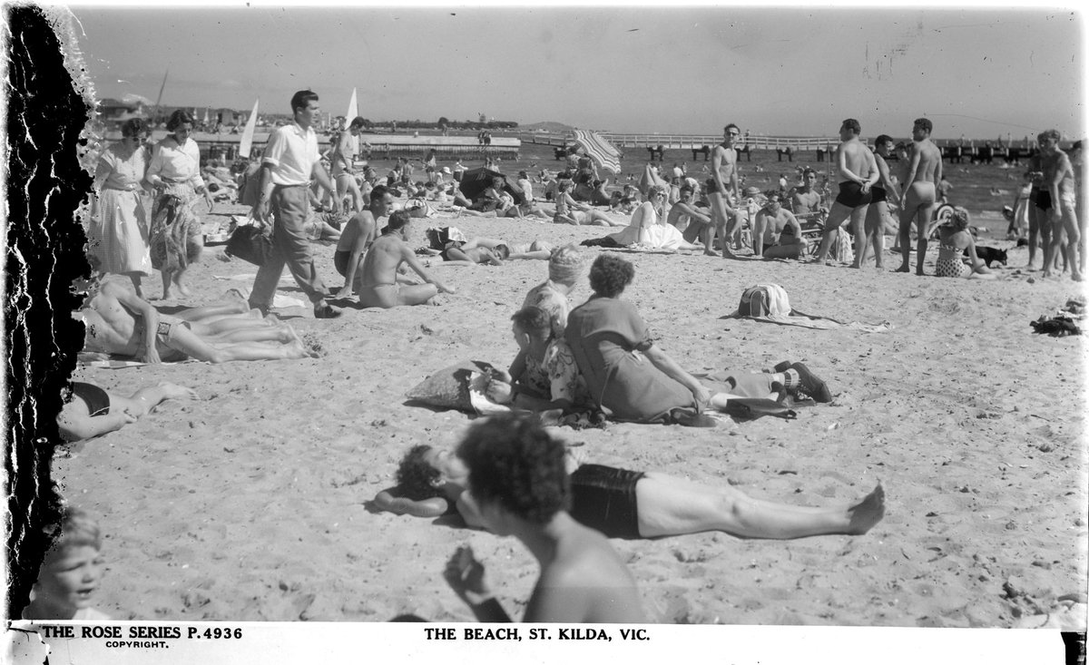 THE BEACH, ST. KILDA, VIC, St Kilda (1920–54)