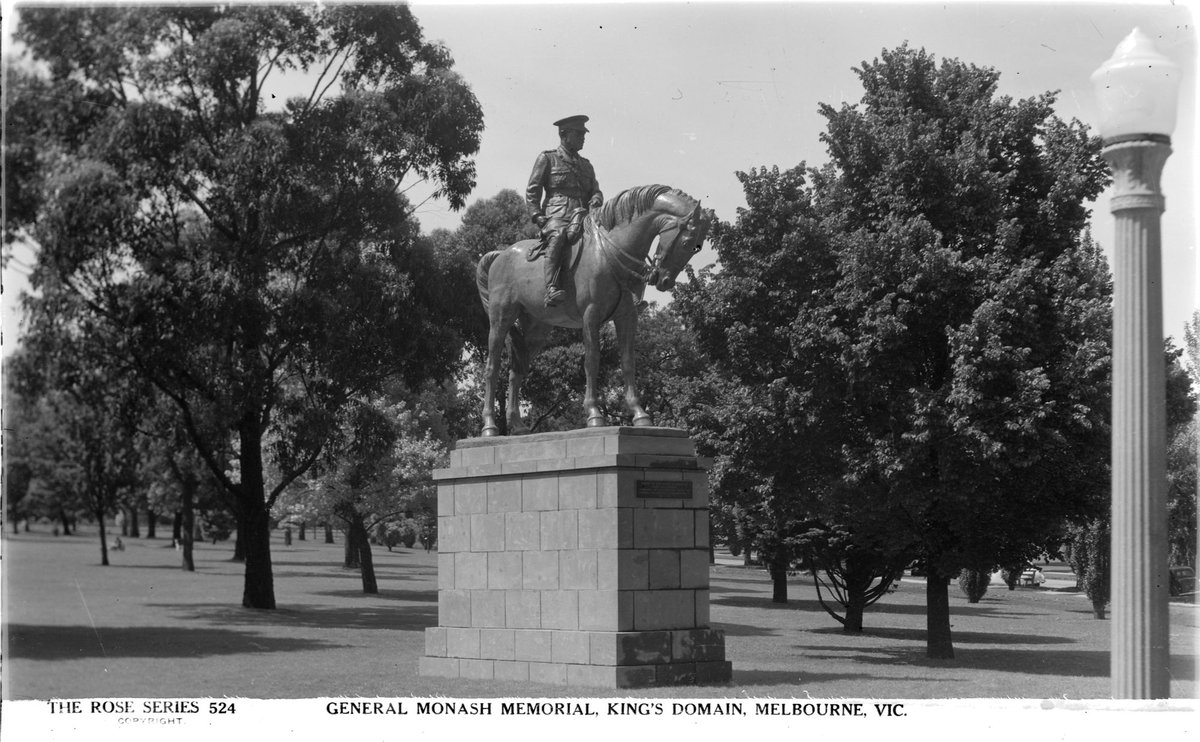 "GENERAL MONASH MEMORIAL, KING'S DOMAIN, MELBOURNE, VIC.", Melbourne City (1920–54)