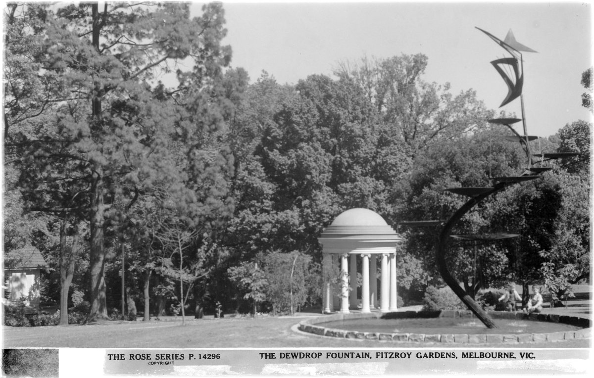 THE DEWDROP FOUNTAIN, FITZROY GARDENS, MELBOURNE, VIC, East Melbourne (1920–54)