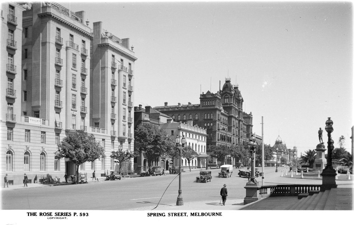 Spring Street, Melbourne, Melbourne City (1920–54)