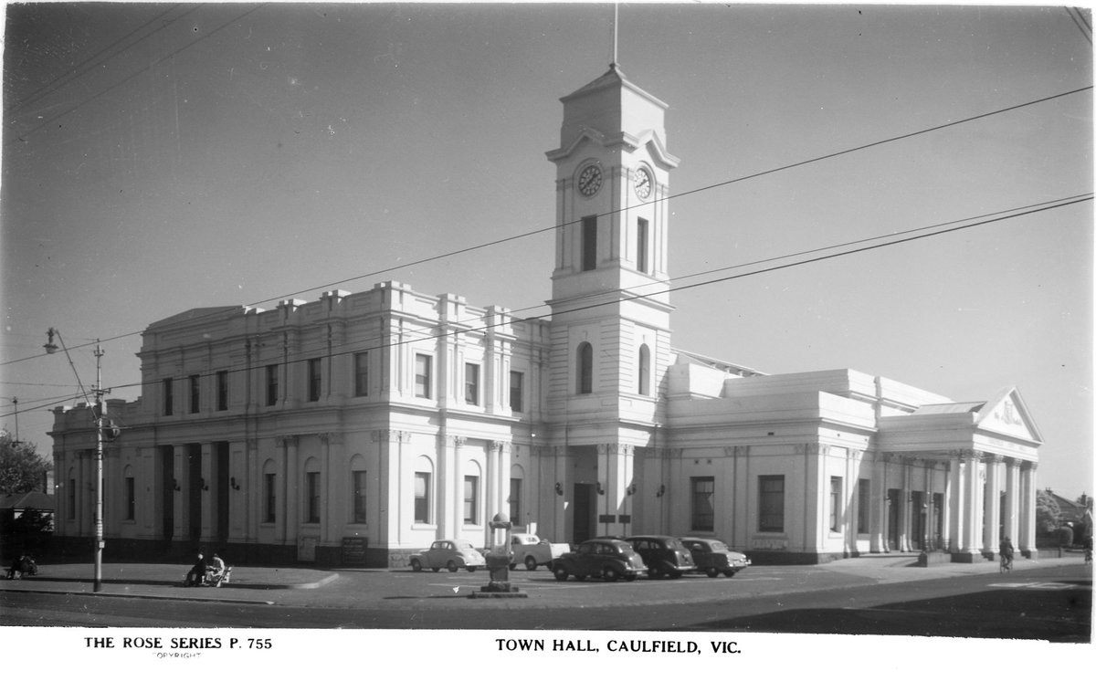 Town Hall, Caulfield, Vic (1920–54)