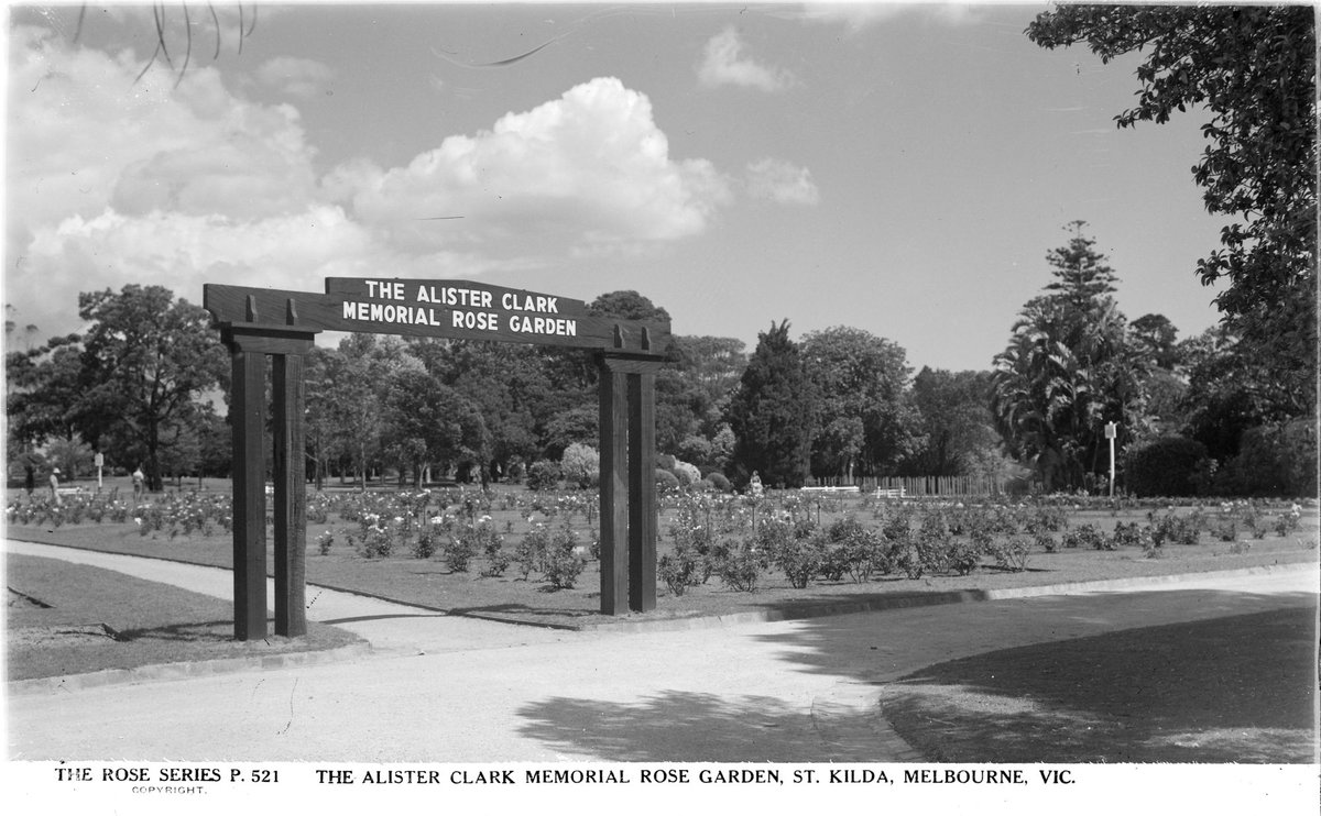 THE ALISTER CLARK MEMORIAL ROSE GARDEN, ST. KILDA, MELBOURNE, St Kilda (1920–54)