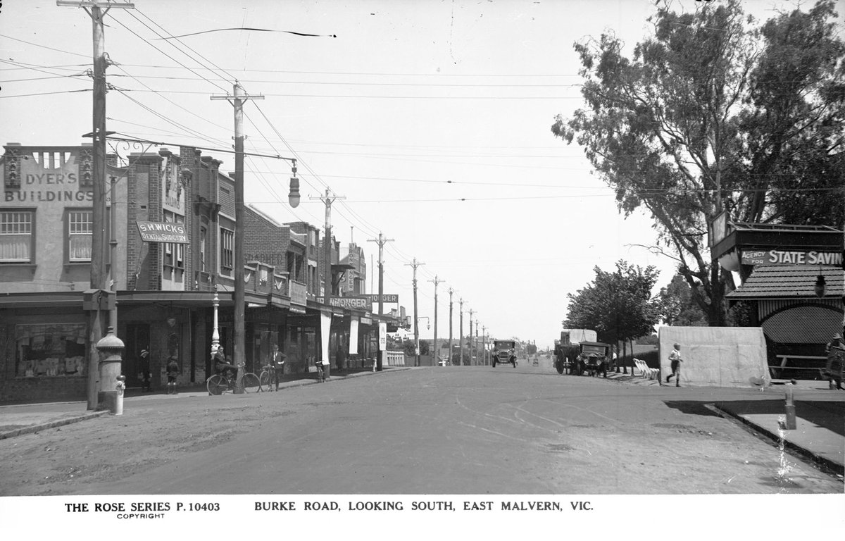 BURKE ROAD, LOOKING SOUTH EAST FROM MALVERN, VIC (1920–54)