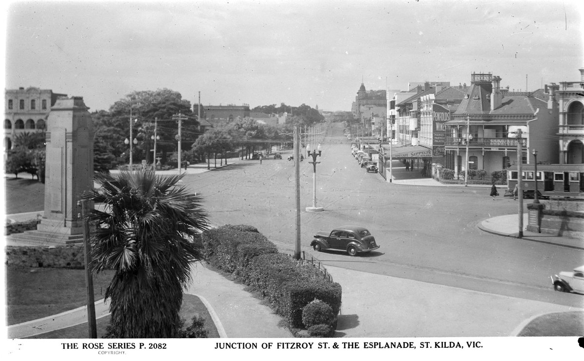Junction Of Fitzroy St. & The Esplanade, St. Kilda, Vic, St Kilda (1920–54)