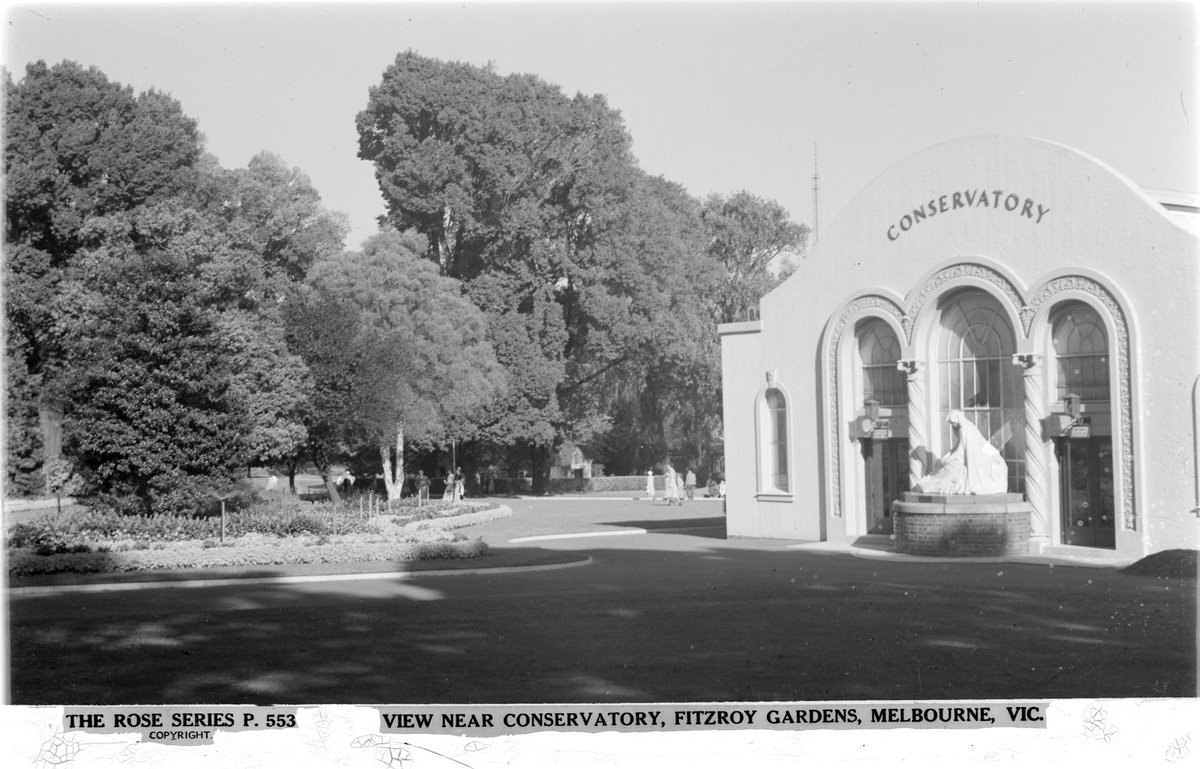 VIEW NEAR CONSERVATORY, FITZROY GARDENS, VIC, East Melbourne (1920–54)