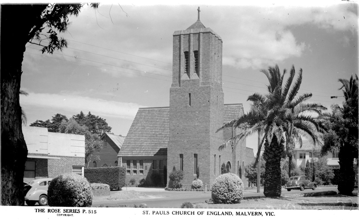 ST. PAUL'S CHURCH OF ENGLAND, MALVERN, VIC (1920–54)