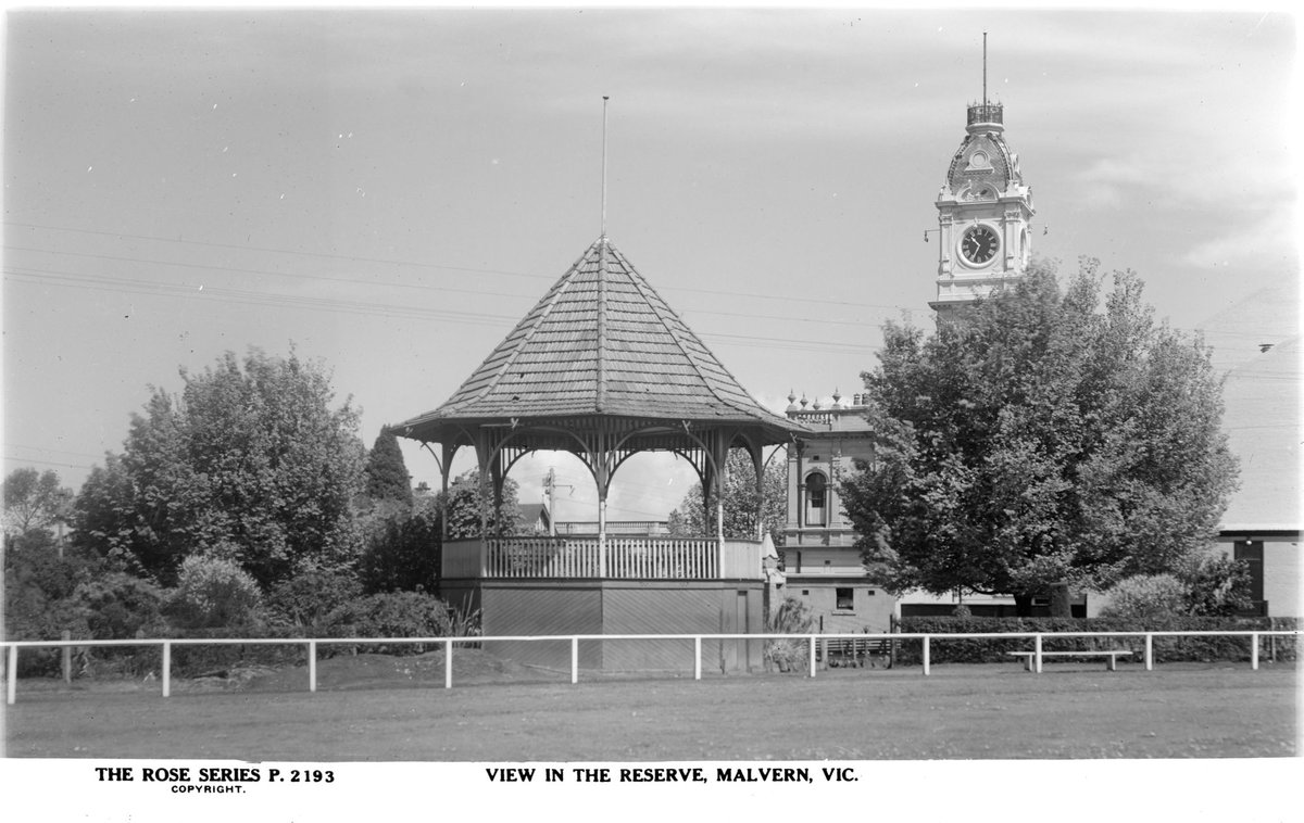 View In The Reserve, Malvern, Vic (1920–54)