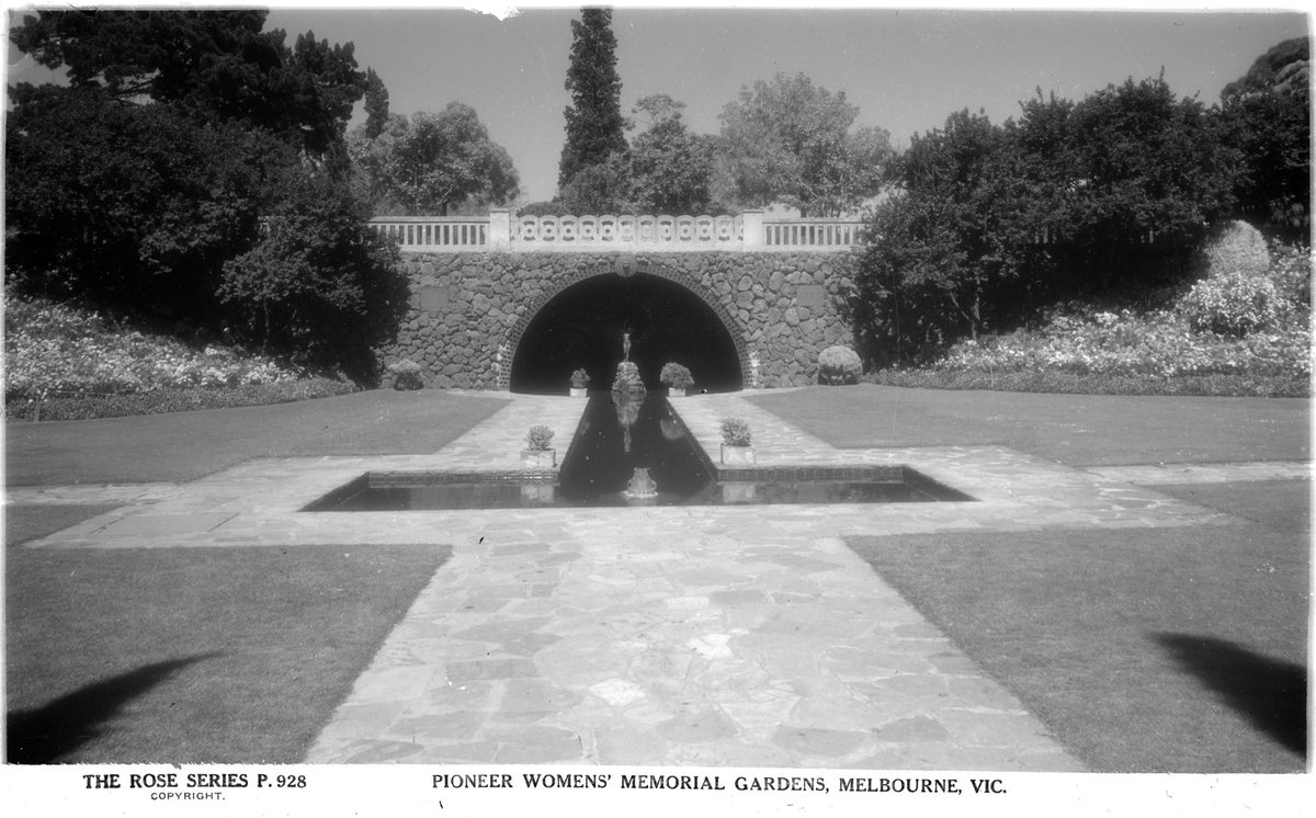 Pioneer Womens' Memorial Gardens, Melbourne, Vic (1920–54)