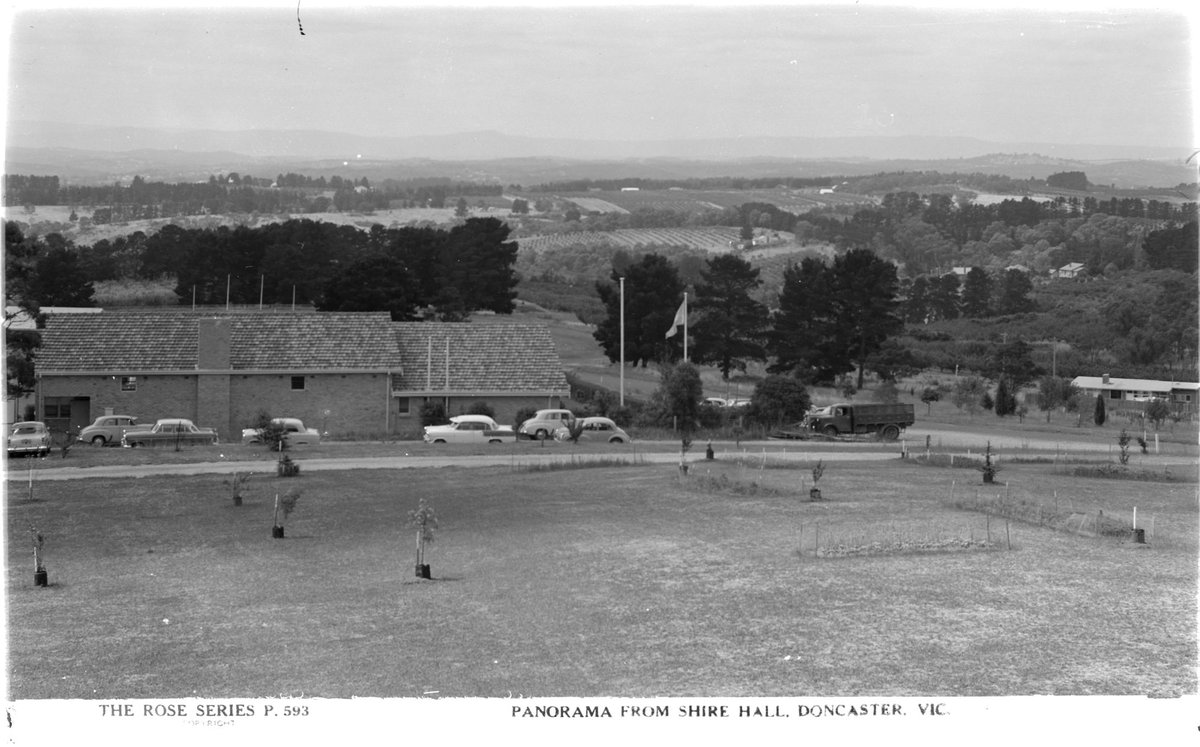 PANORAMA FROM SHIRE HALL, DONCASTER, VIC (1920–54)