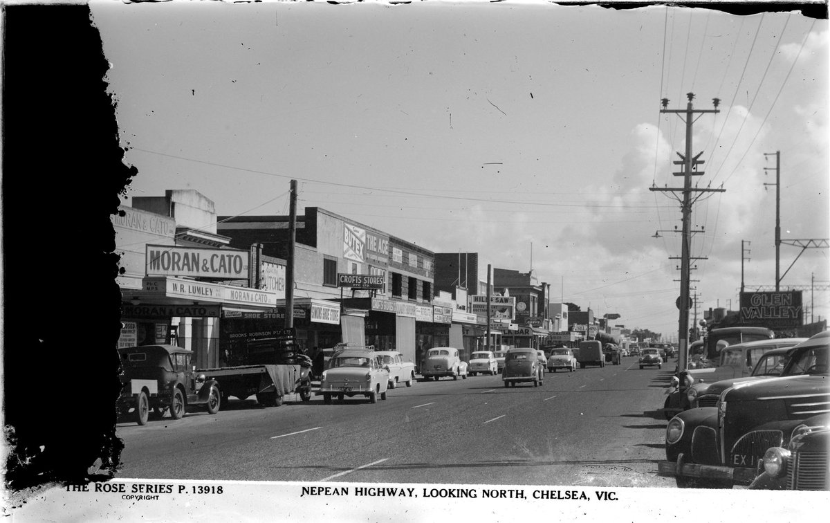 NEPEAN HIGHWAY, LOOKING NORTH, CHELSEA, VIC (1920–54)