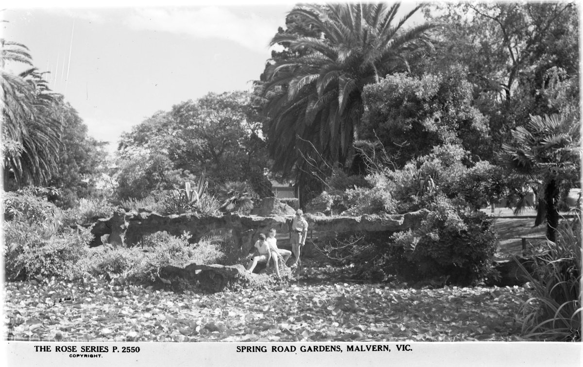 Spring Road Gardens, Malvern, Vic (1920–54)
