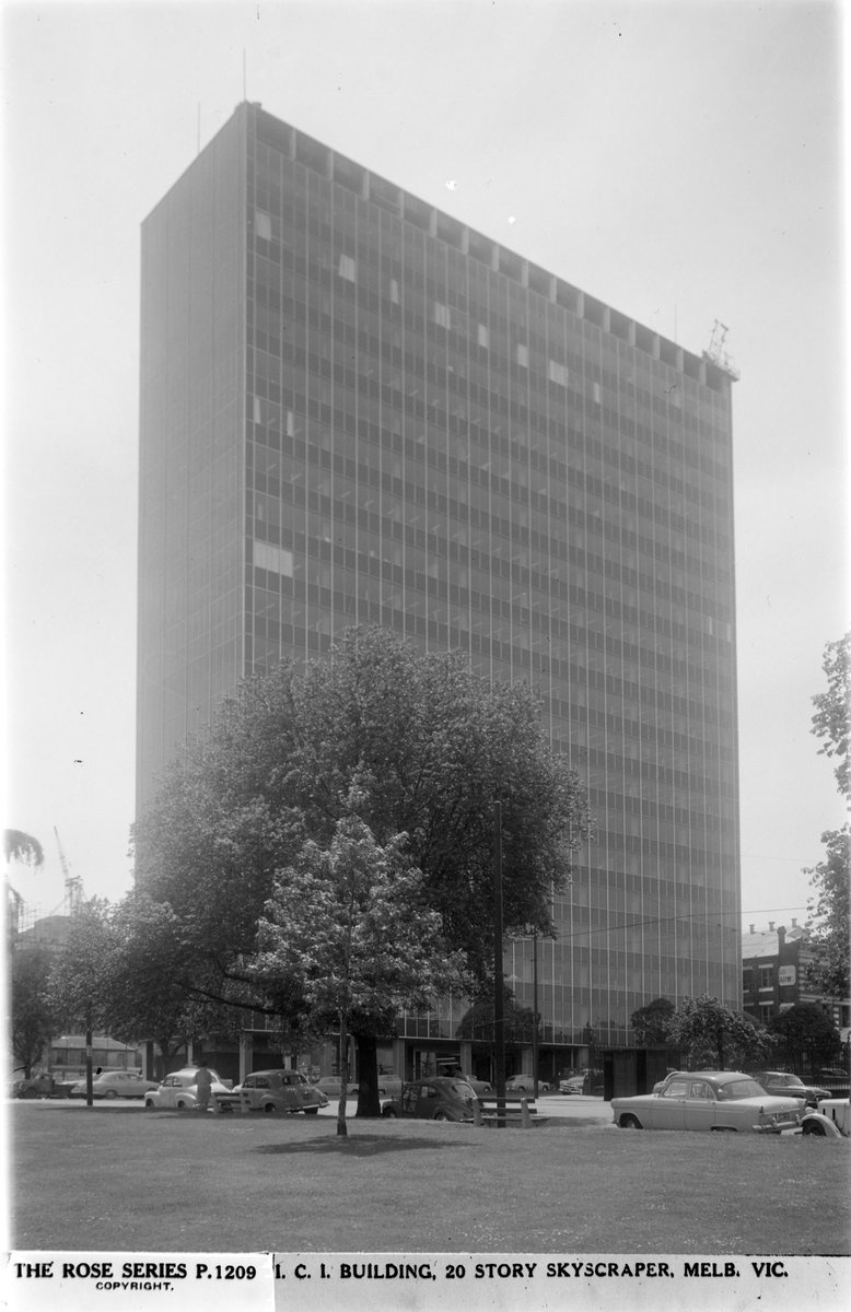 I.C.I. BUILDING, 20 STORY [i.e. STOREY] SKYSCRAPER, MELB. VIC, East Melbourne (1920–54)