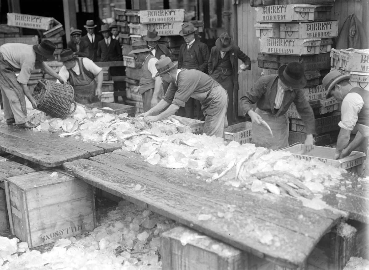 FISH MARKET corner Flinders and Spencer Streets Melbourne, Melbourne City (1937–44)