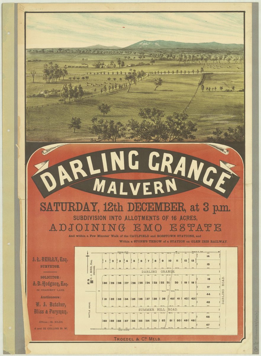 [Auction notice for] Darling Grange Malvern (c. 1880)