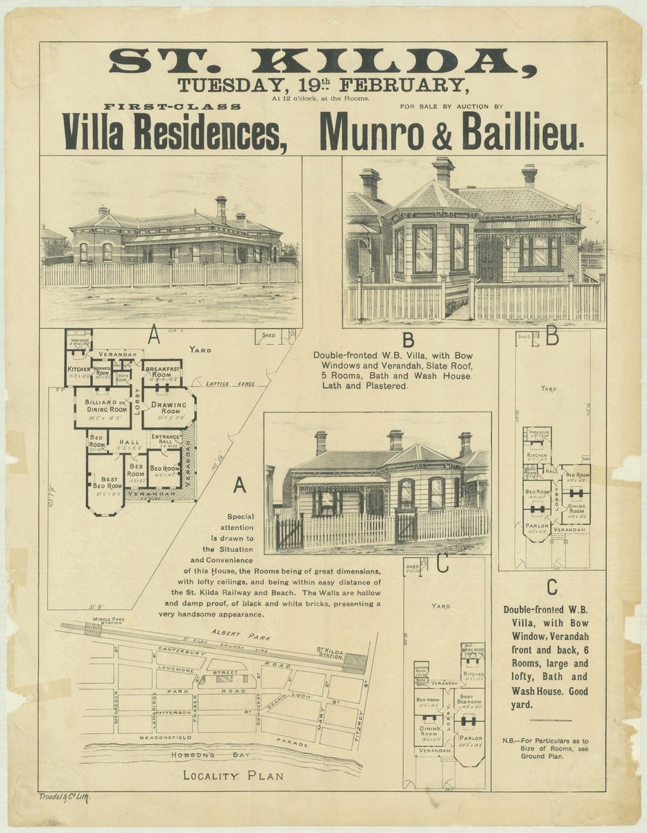 St. Kilda [Auction notice], St Kilda (1884)