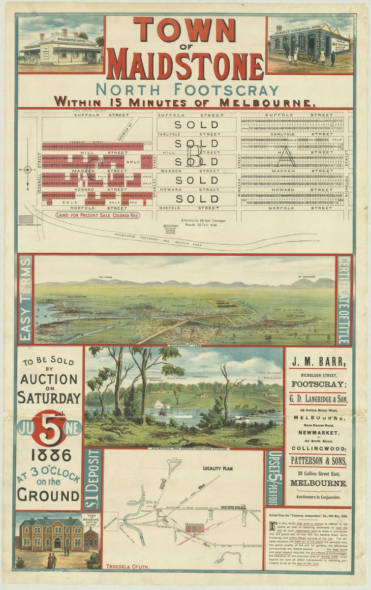 Town of Maidstone, North Footscray (1886)