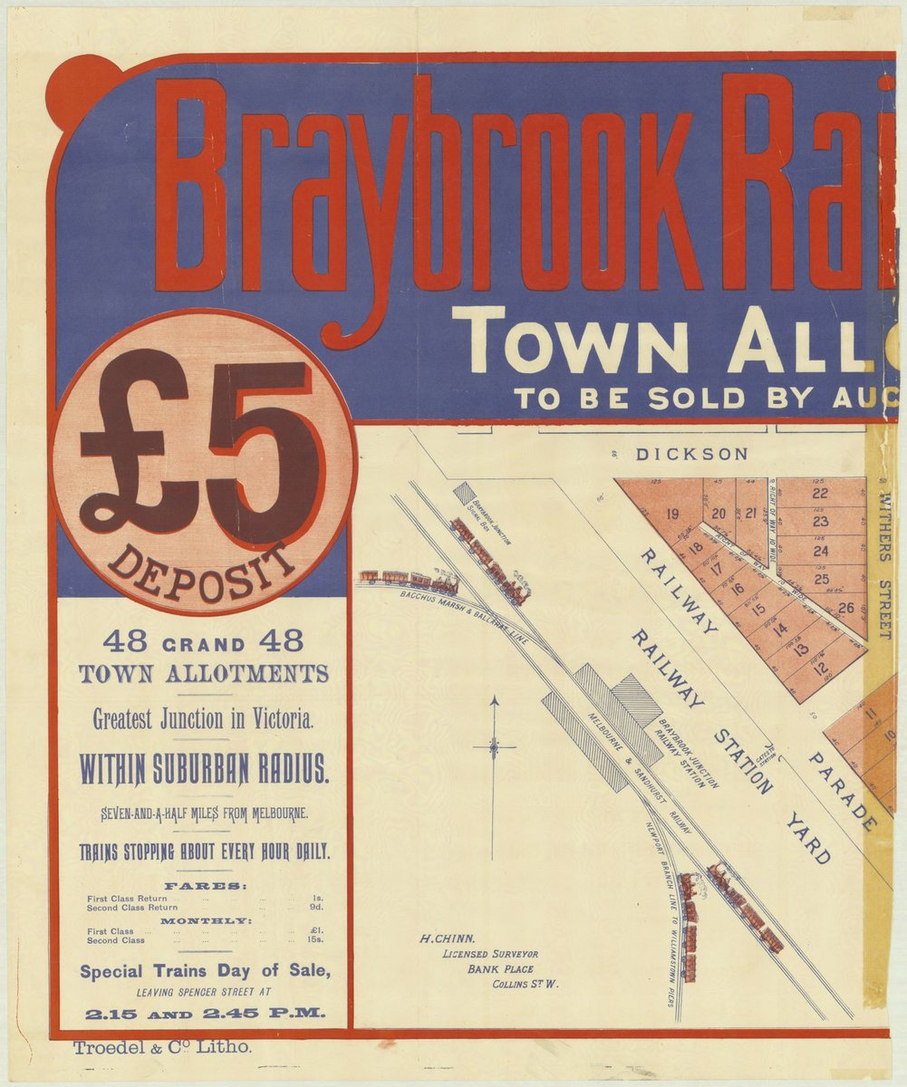 Braybrook Rai[...] [Auction notice] (1880–90)