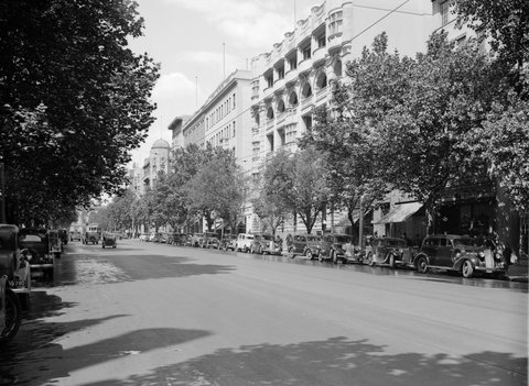 Collins Street, Melbourne, 1945–54