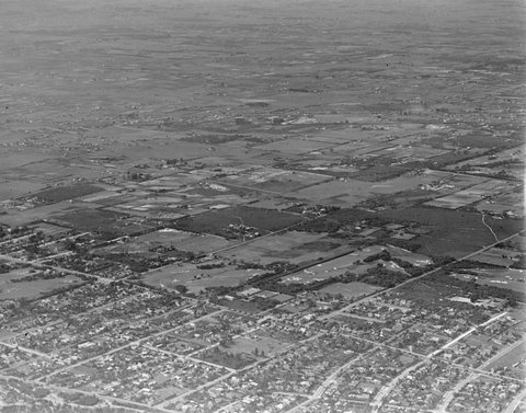 Black Rock and Beaumaris area including golf courses and coastline, 1935–41