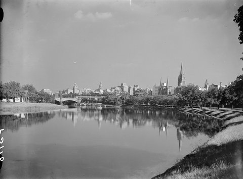 City Skyline Melbourne, 1948