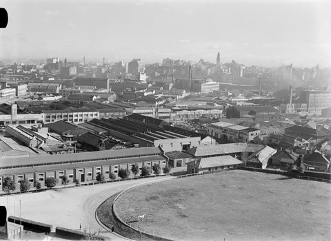 City Skyline, Melbourne, 1947