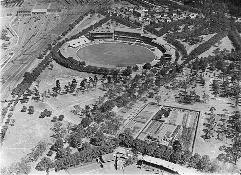 Yarra Park and Melbourne Cricket Ground (MCG), 1928
