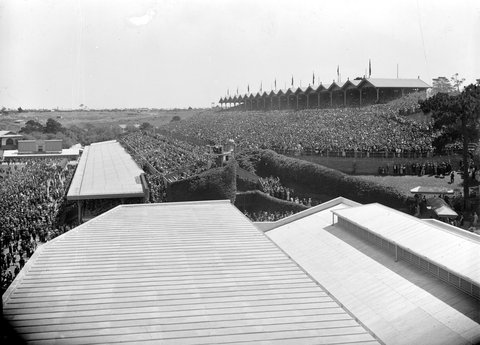 Stand, Flemington Racecourse, 1945–54
