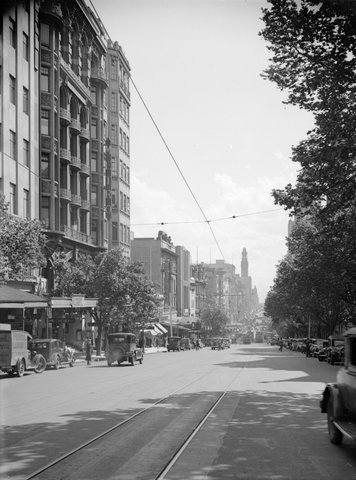 Collins Street, Melbourne, 1945–54
