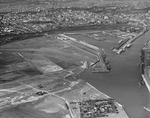 Victoria Docks, Port of Melbourne, 1939