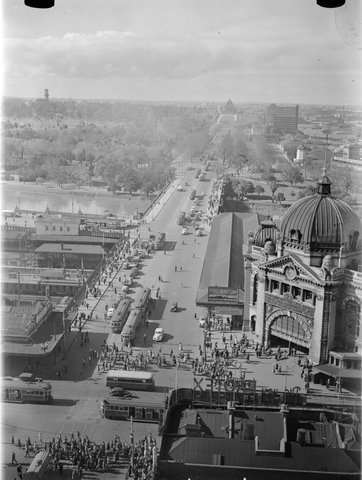 St. Kilda Road, Melbourne, 1947