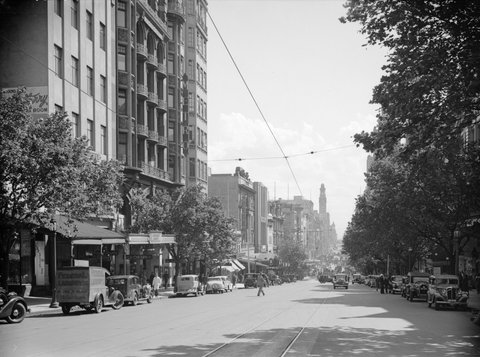 Collins Street, Melbourne, 1945–54