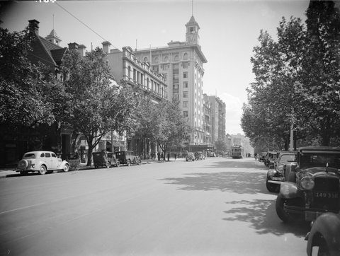 Collins Street, Melbourne, 1945–54