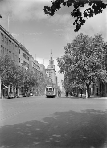 Collins Street, Melbourne, 1945–54