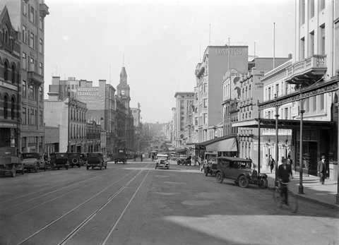 Bourke Street, Melbourne, 1945–54