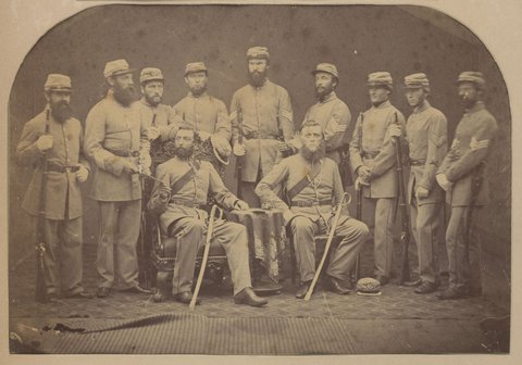 Collingwood Rifles, Capt. Sprent, Officer Commanding, 1862