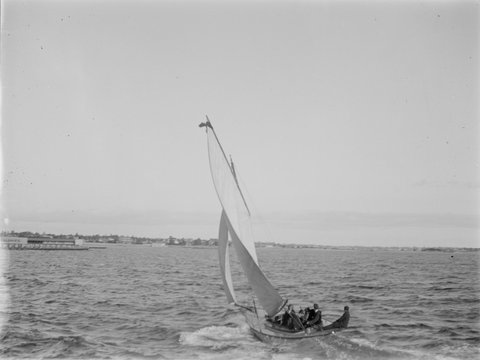Yacht, St Kilda, 1898