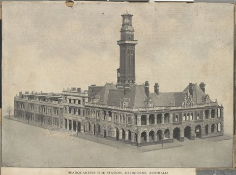 Scenes at Melbourne Metropolitan Fire Brigade's headquarters, 1890–1920