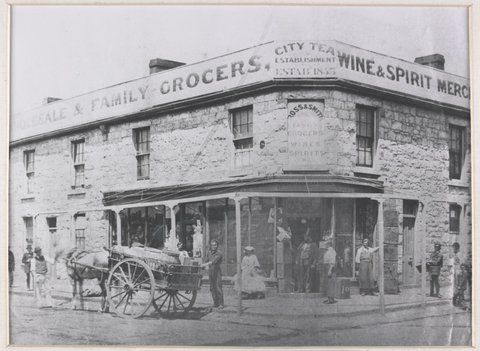 Ross & Smith Grocers, Gertrude Street, Collingwood, c. 1920