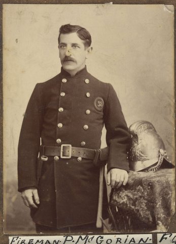 Eight images relating to the Metropolitan Fire Brigade, Melbourne, 1900–26