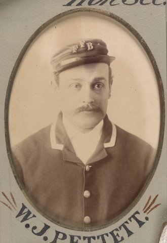 Presented to G. Butlin on disbandment of the Footscray Volunteer Fire Brigade, 1891