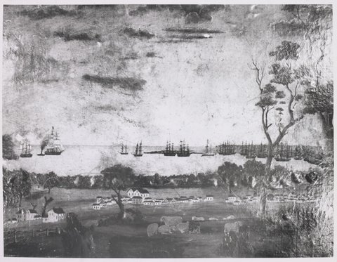 View of Williamstown and Hobson's Bay, c. 1860