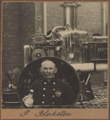 Metropolitan Fire Brigade Officers and Men of No 47 Footscray July 1910