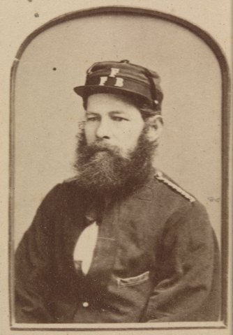 Presented to Captain Hugh Morris by the members of the Footscray Volunteer Fire Brigade, 1884
