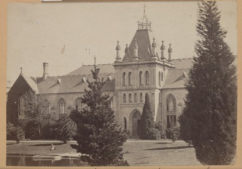 National Museum and Melbourne University, c. 1885