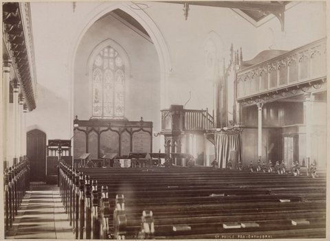 Old St. Paul's Cathedral, Melbourne, c. 1885