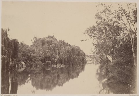 Bridge over the Yarra at Hawthorn, c. 1870
