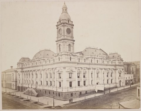 Town Hall, Melbourne, 1870?